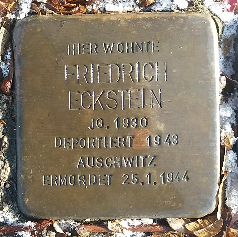 Stolperstein für Friedrich Eckstein
