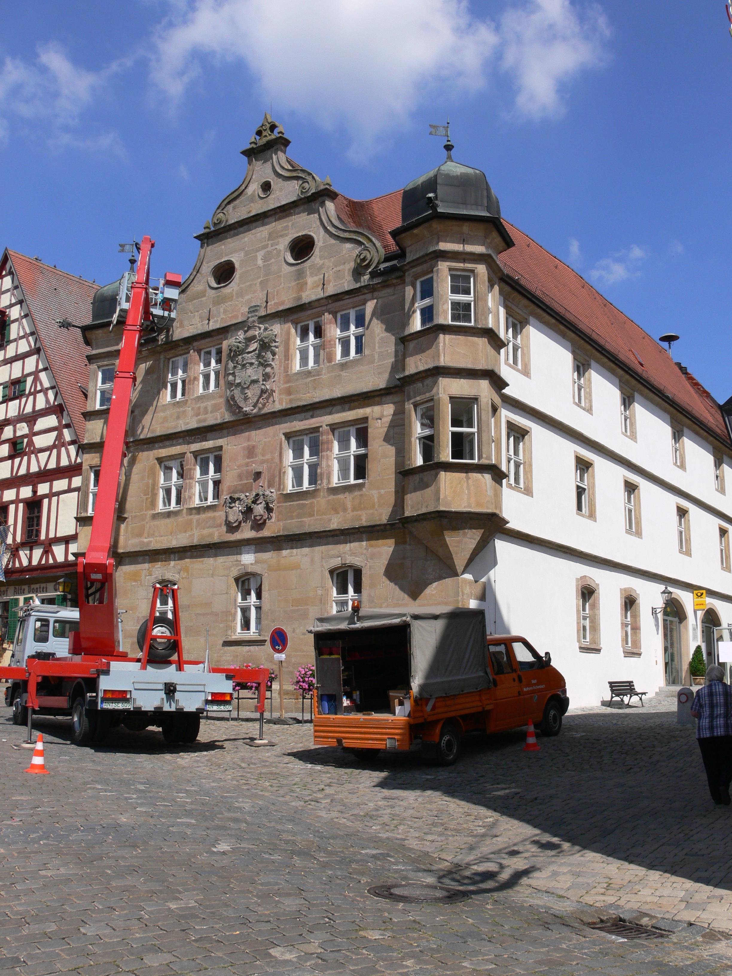 Rathaus, ehemaliges Absteigequartier des Landkomturs des Deutschen Ordens